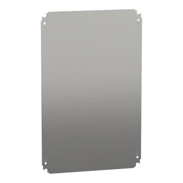 châssis plein - acier galvanisé - pour coffret H=600xL=400mm
