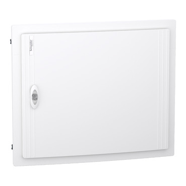 Coffret plastique encastré 2 rang. 24 modules - avec porte pleine  PrismaSeT XS - Genielec sarl