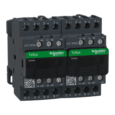 contacteur inverseur - 4P - AC-1 440V - 25A - bobine 230Vca