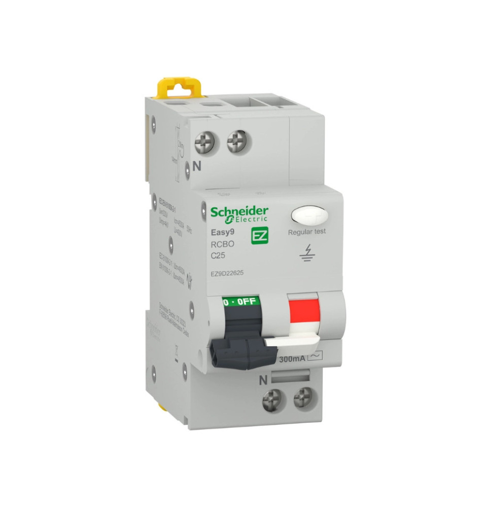 Disjoncteur différentiel Easy9 1P+N C-25A 4.5kA 300mA