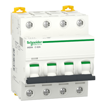Disjoncteur miniature (MCB), Acti9 iK60N, 4P, 50 A, courbe C, 6 000 A