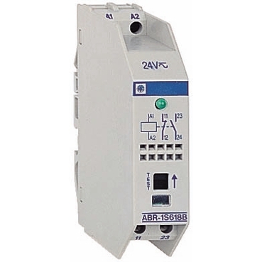 Zelio - module d&#039;interface de sortie - 17,5mm - électroméca. - 24Vca/cc - 1F  ABR1S118B